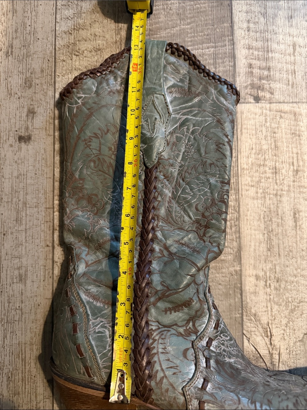 CORRAL Vintage-Style Sage Green boots-Size 10M - Picture 12 of 12
